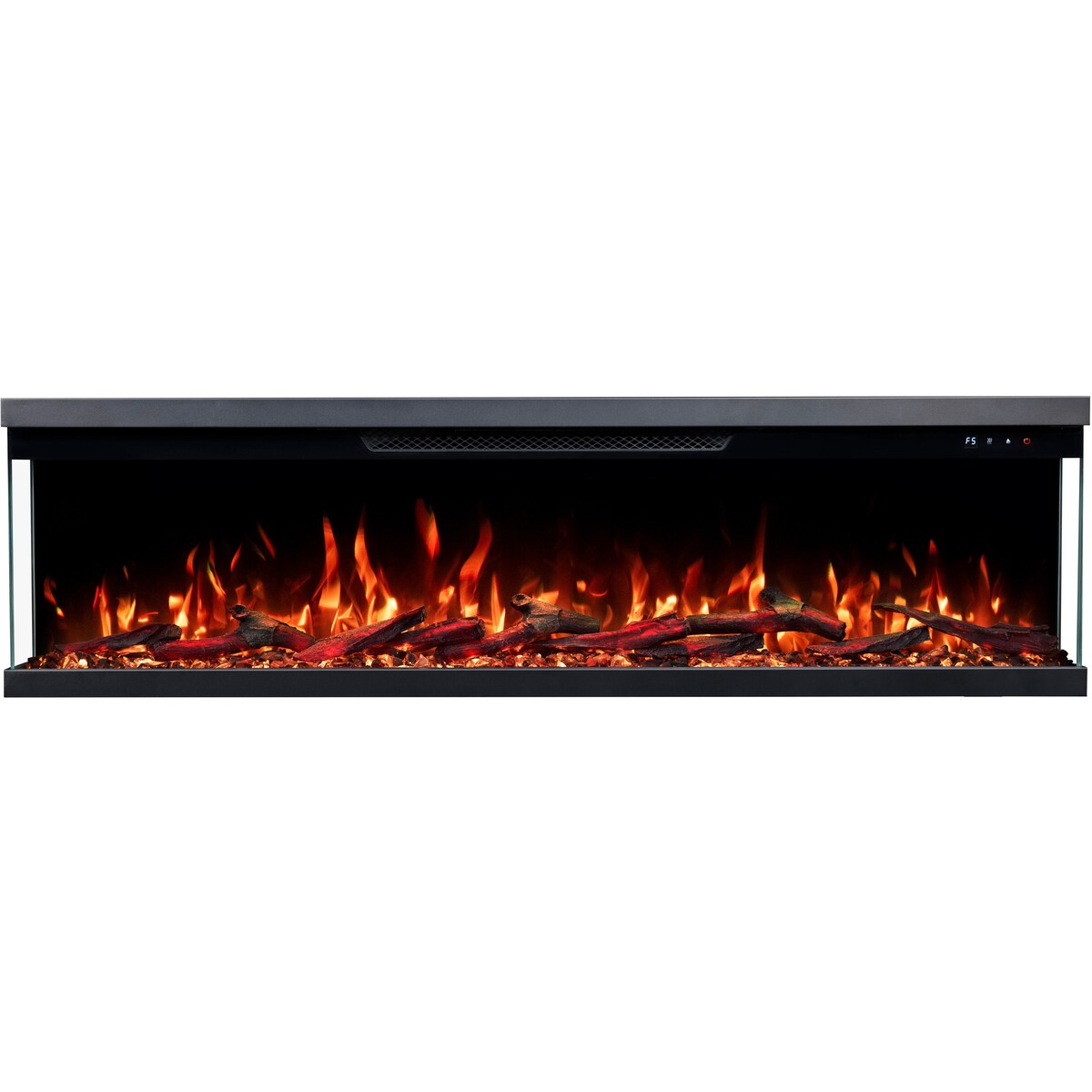 Kominek elektryczny à 3 côtés Emotion Flame Unity 152 - ścienny i do zabudowy - 152x19x36 cm - kominek LED - 900/1800 W
