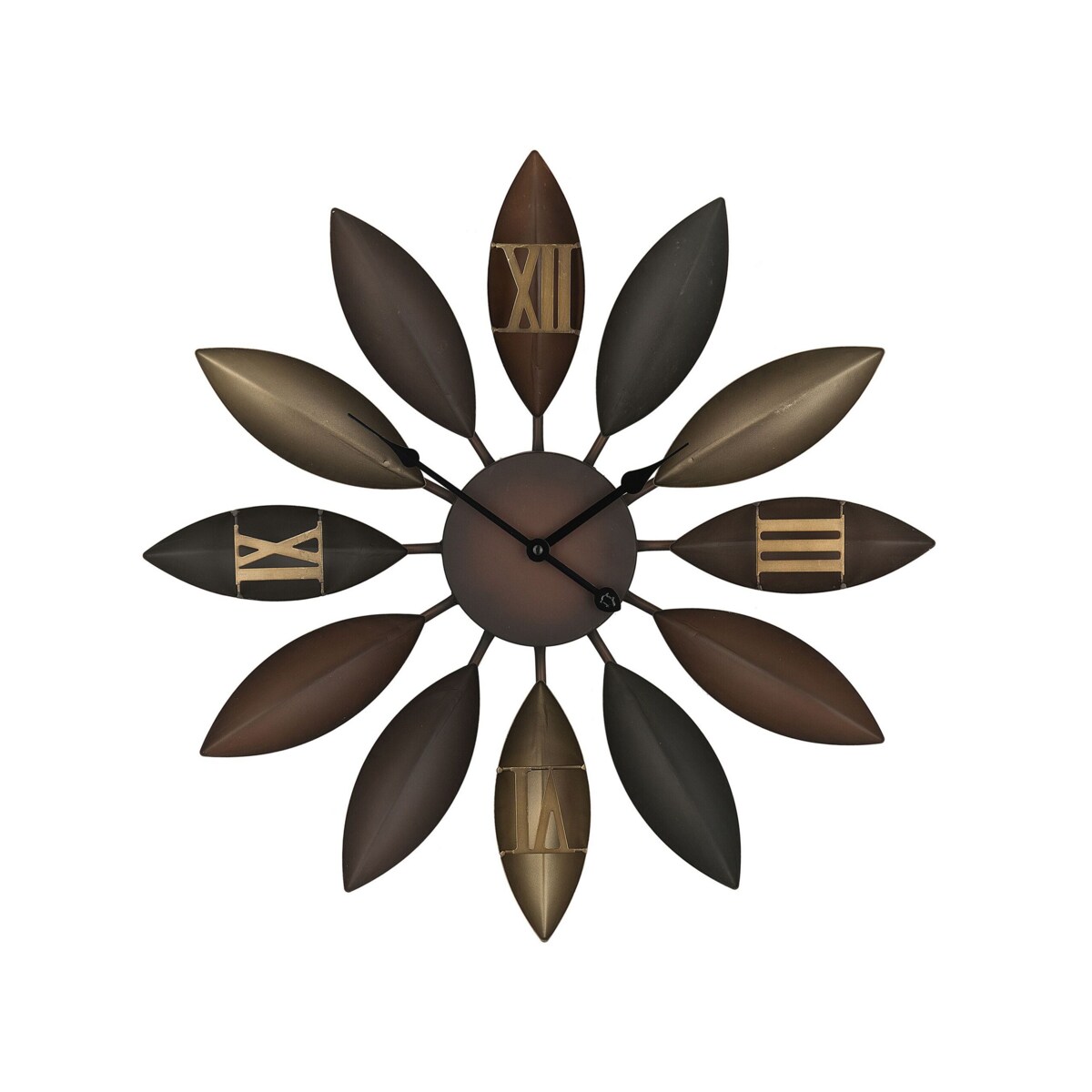 Zegar ścienny ø 55 cm brązowy BEINWIL