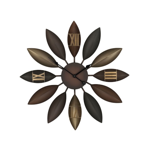 Zegar ścienny ø 55 cm brązowy BEINWIL