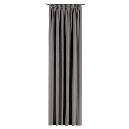 Zasłona na taśmie marszczącej 1 szt. 130x260 gołębi szary