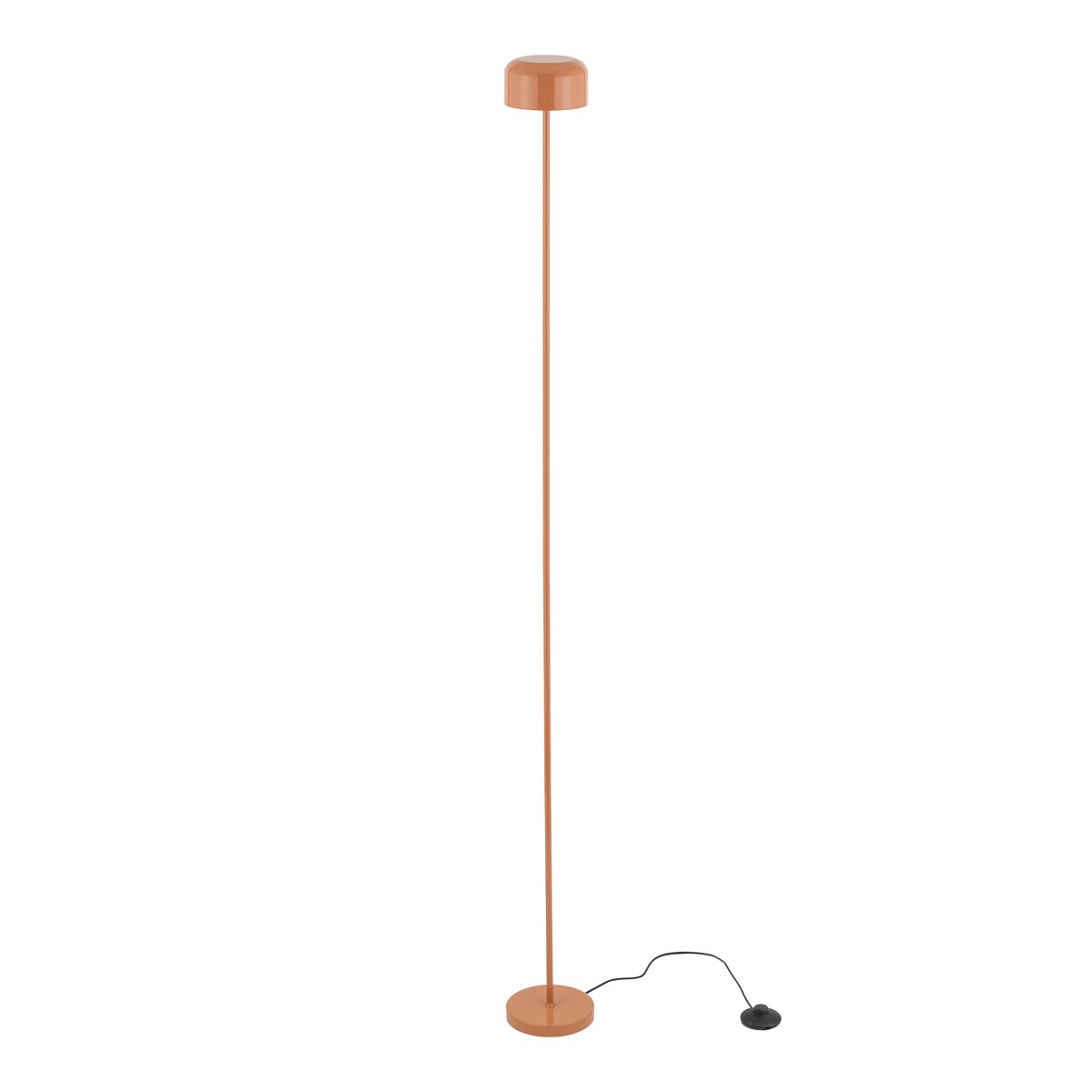 Lampa Stojąca Led Tk Lighting Noa Łososiowa Podłogowa Smukła Minimalizm 9W 3000K 800Lm