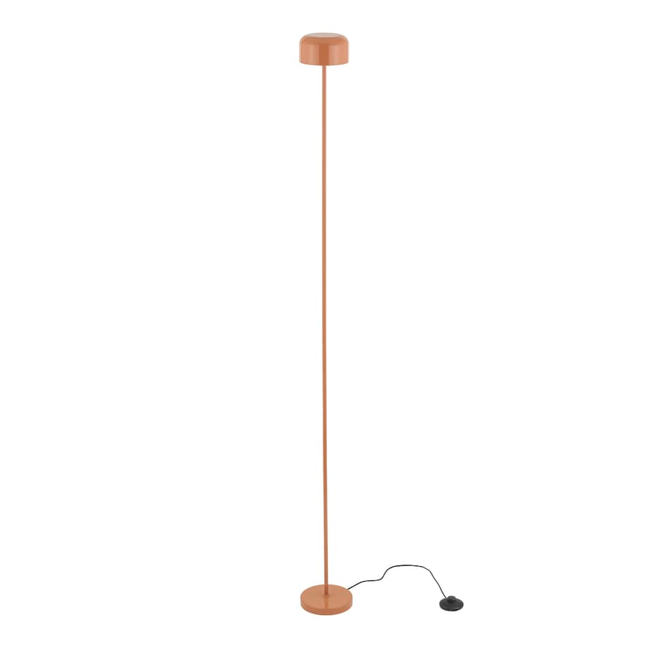 Lampa Stojąca Led Tk Lighting Noa Łososiowa Podłogowa Smukła Minimalizm 9W 3000K 800Lm