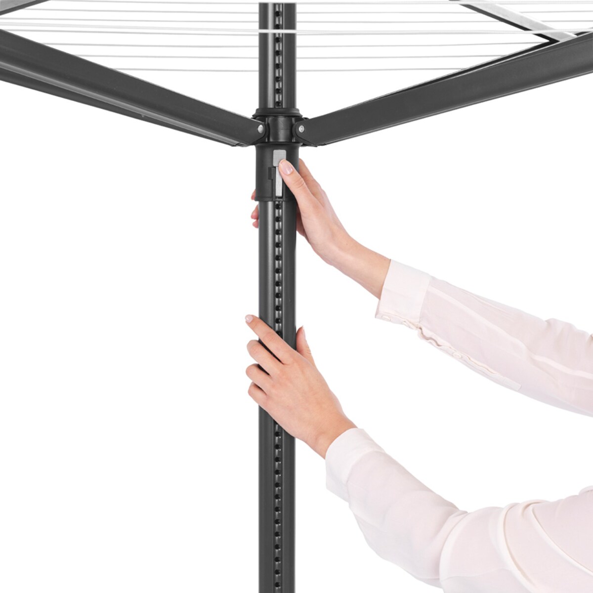 Suszarka ogrodowa Lift-O-Matic 50m antracytowa do gruntu 290428