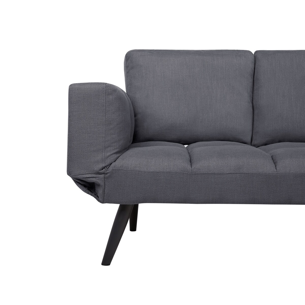 Sofa rozkładana ciemnoszara BREKKE