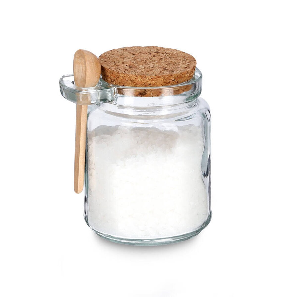 Słoik zamykany korkiem z praktyczną łyżeczką, 250 ml