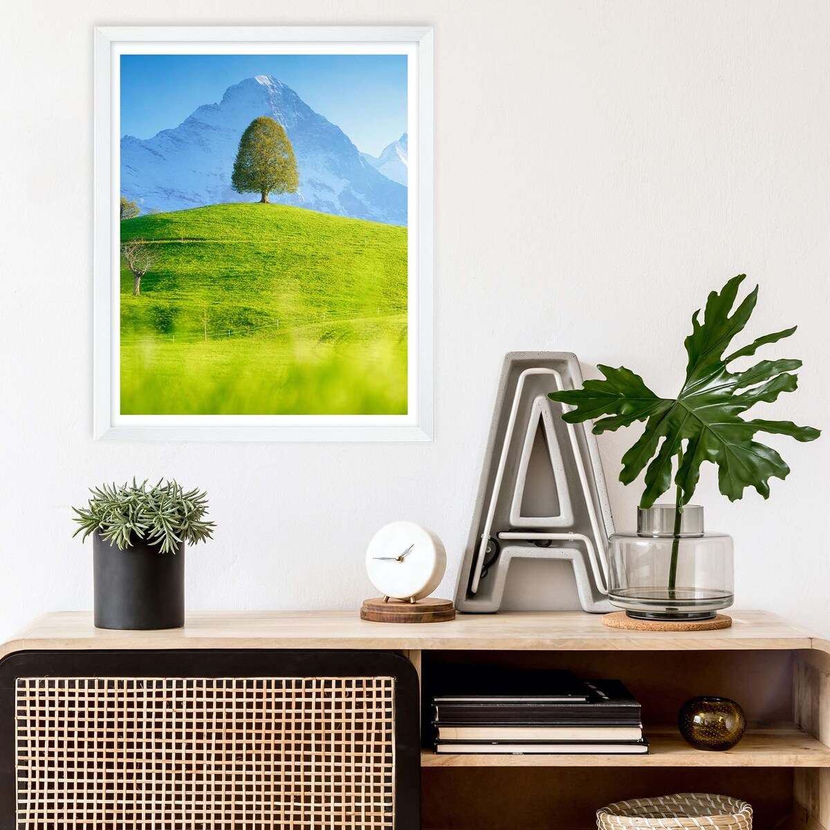 Ramka Na Zdjęcia A4 21X29,7 Cm Plakaty Dyplom Rama Wisząca Dekoracja Biała