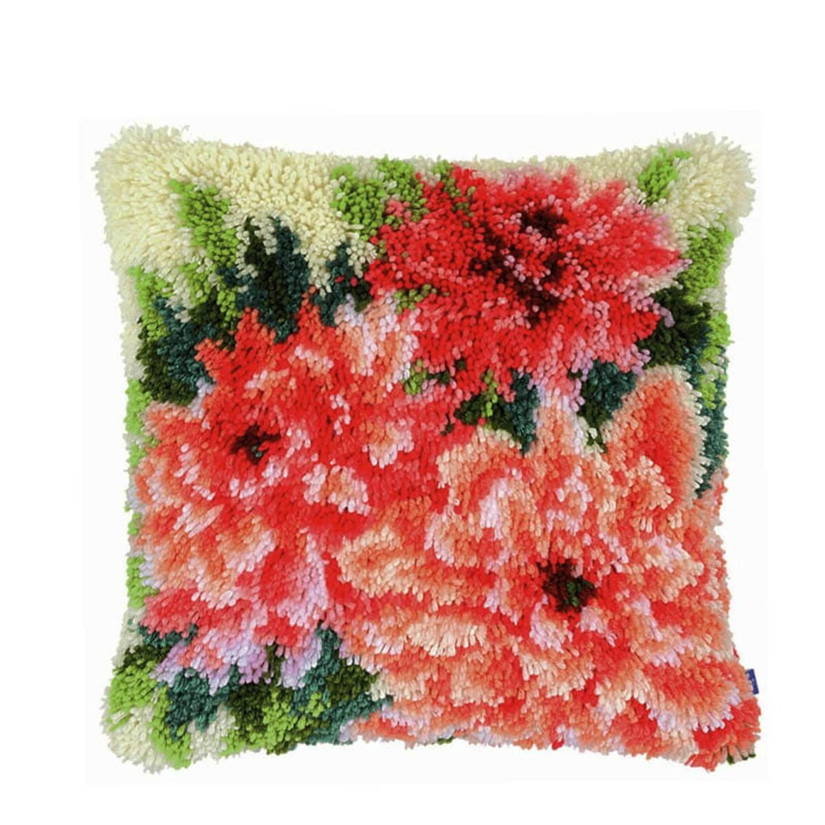 Szydełkowanie na kanwie - Poduszka Astry