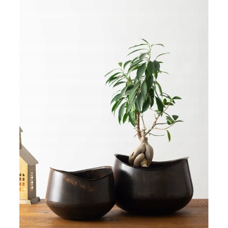 DONICA LOFT METALOWA do bonsai aloesów /2/