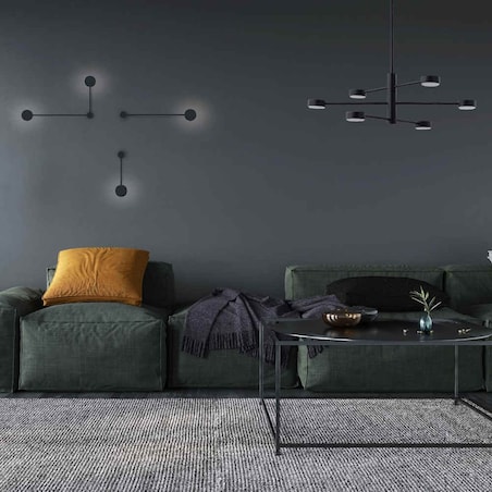 Lampa ścienna 7806 ORBIT Czarny Nowodvorski