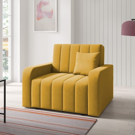 Sofa fotel rozkładany Amerykanka Boston I przeszywana Kronos 01