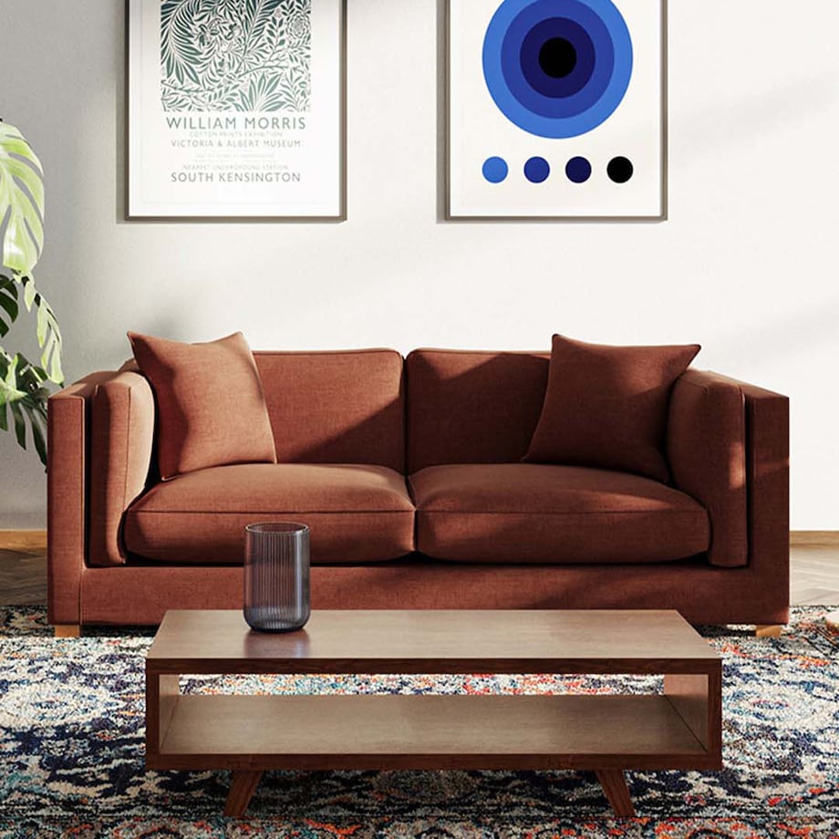 Pomo sofa 3 osobowa Ceglana