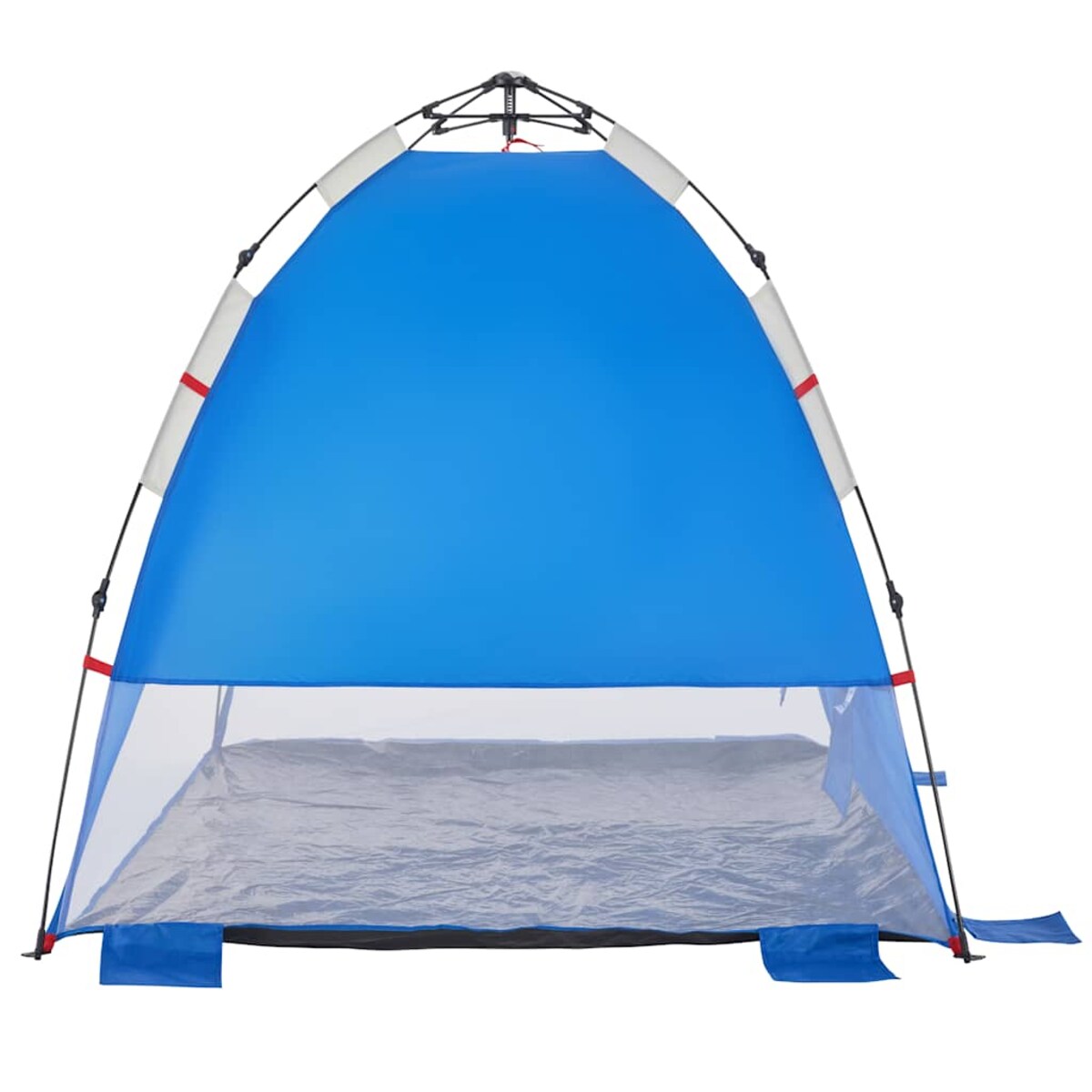 vidaXL Namiot plażowy, 2-os., niebieski, wodoszczelny