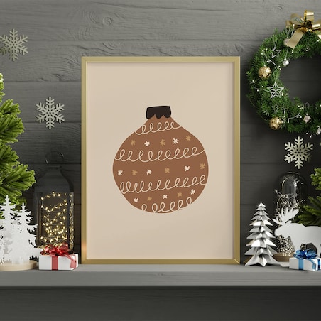 Plakat dla dzieci Bombka I 20x30