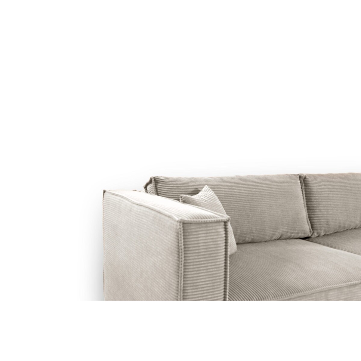 Narożnik KEYMON z funkcją spania sztruks Kolor: POSO 100