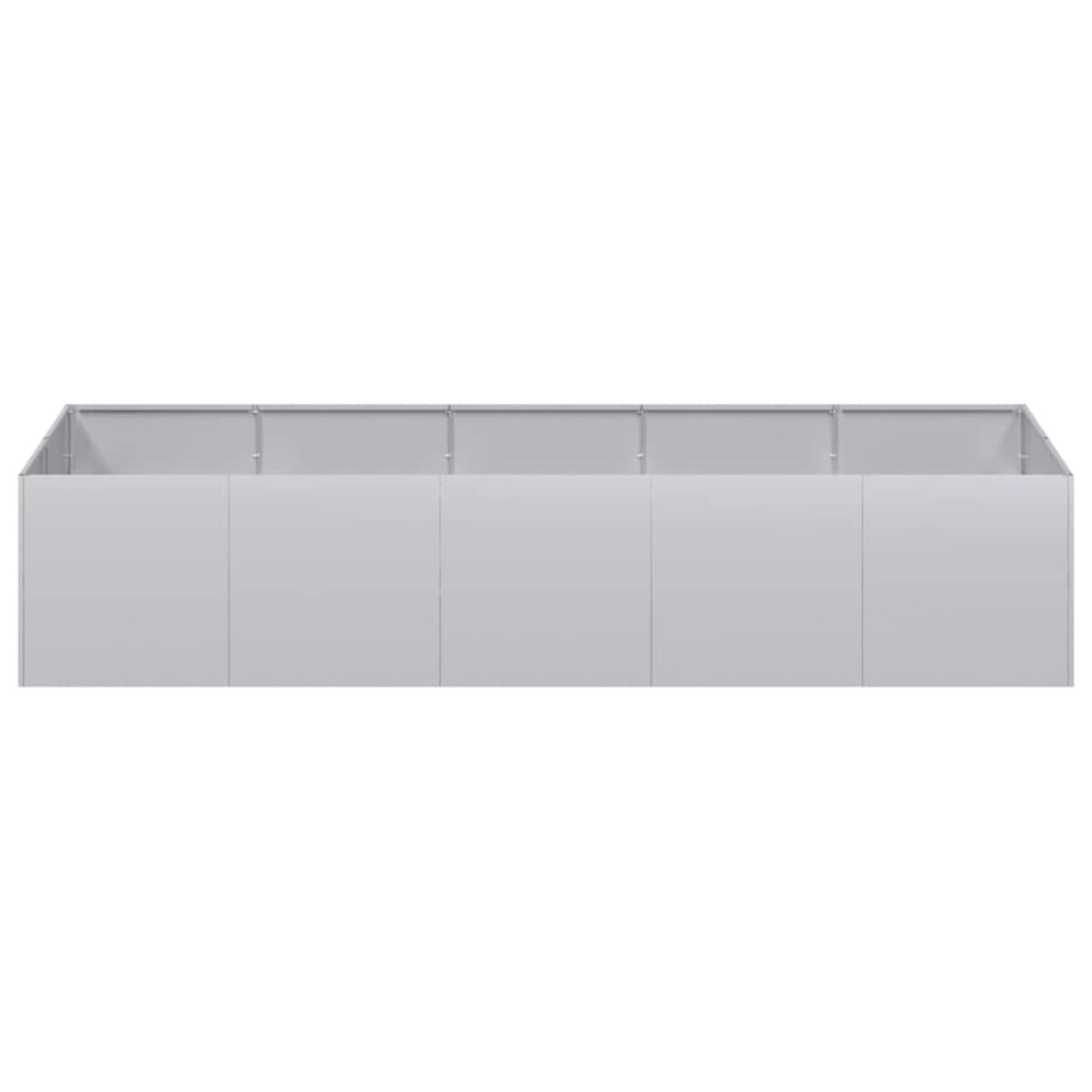 vidaXL Doniczka 200x80x40 cm Stal ocynkowana