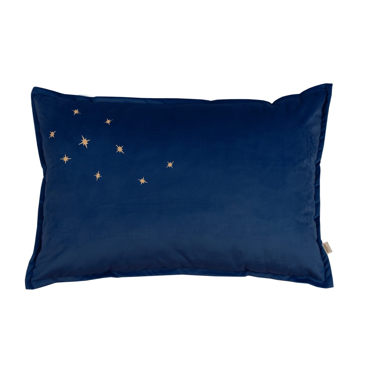 Poduszka delux royal blue - GWIAZDKI, LIGHT GOLD