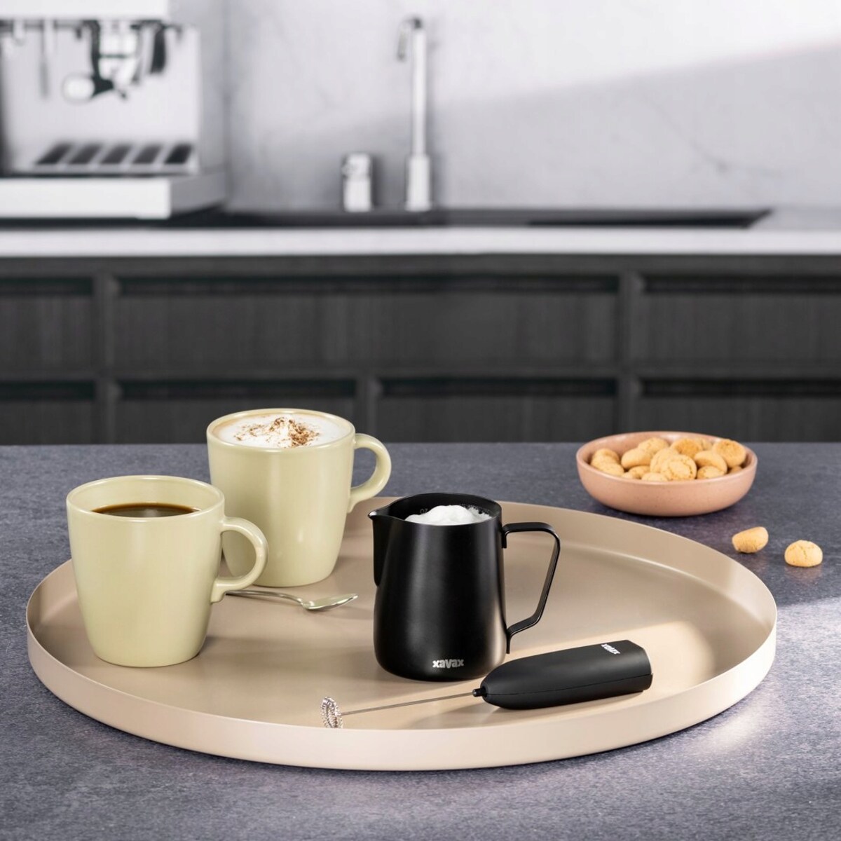 XAVAX Dzbanek do mleka ze stali nierdzewnej 350ml BARISTA