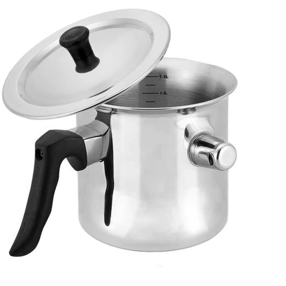 Garnek do gotowania mleka z gwizdkiem i pokrywką 1.0L KINGHOFF