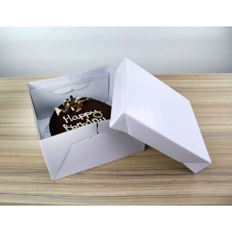 PME Pudełko na ciasto 229 x 229 x 152 mm biały