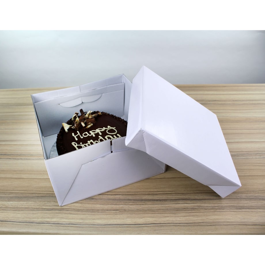 PME Pudełko na ciasto 229 x 229 x 152 mm biały