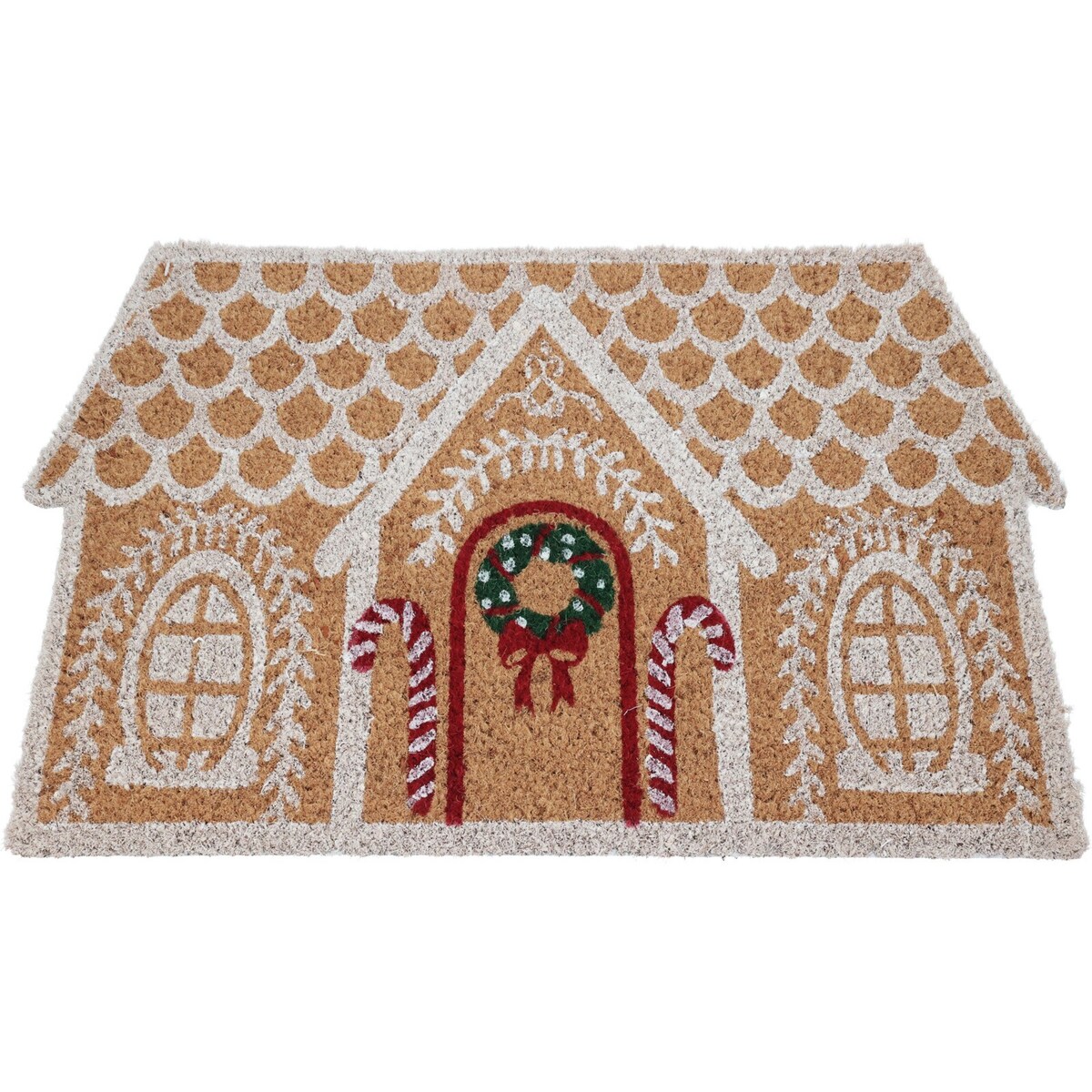 Wycieraczka wejściowa kokosowa Domek z Piernika 39x59x1,5 cm DOGRI-2