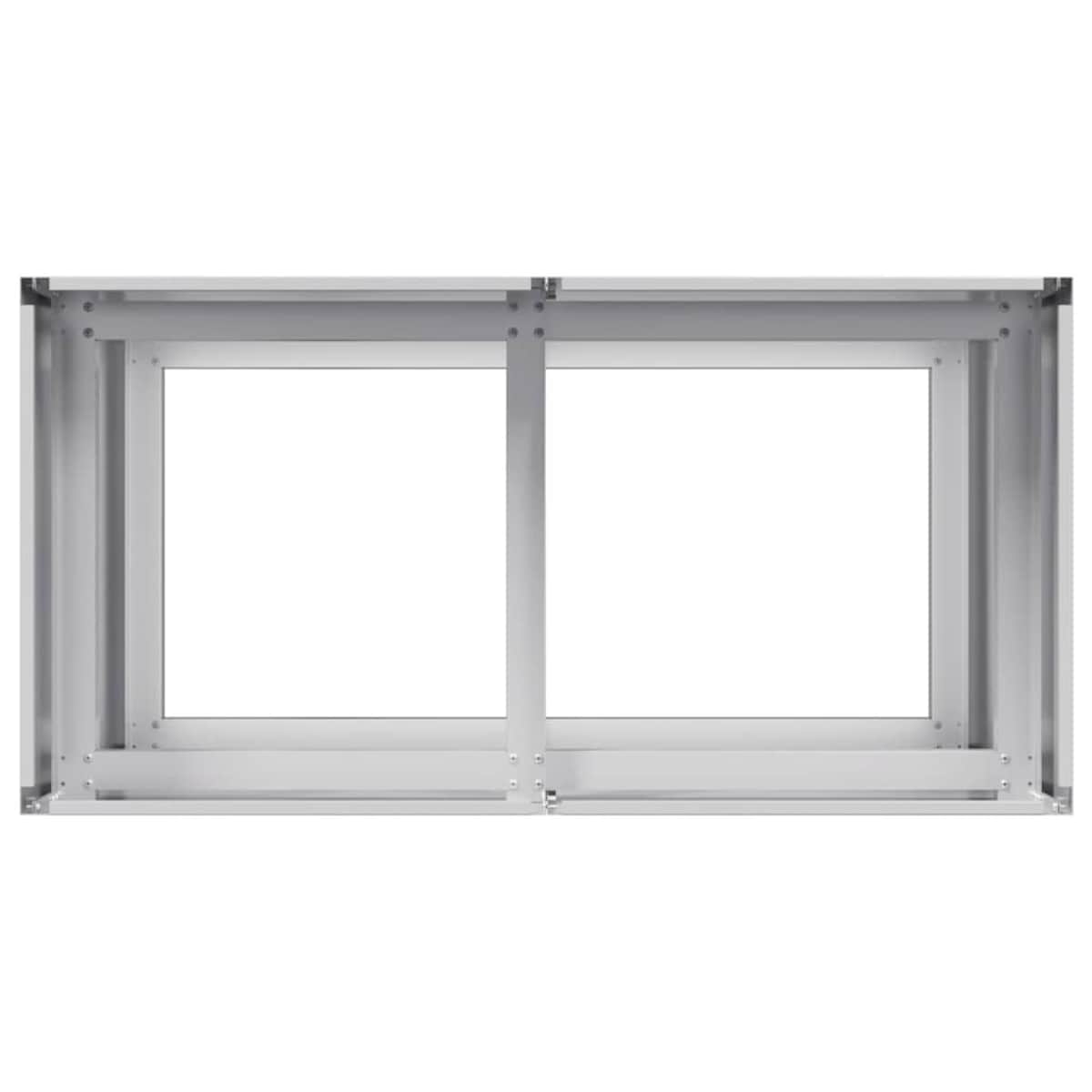 vidaXL Doniczka 80x40x80 cm Stal ocynkowana