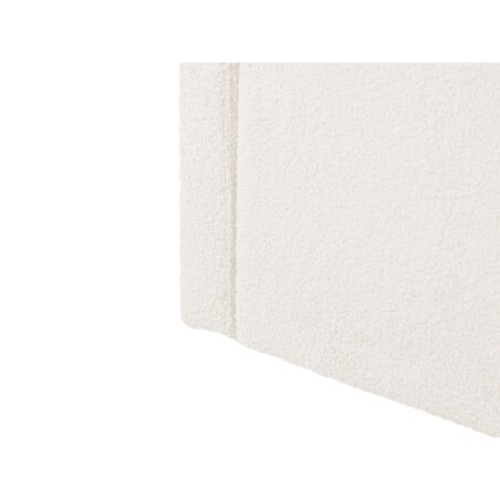 Łóżko wysuwane boucle 90 x 200 cm jasnobeżowe EYBURIE