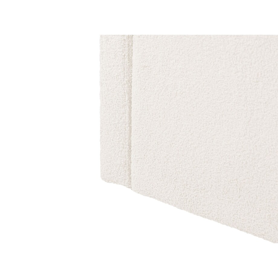 Łóżko wysuwane boucle 90 x 200 cm jasnobeżowe EYBURIE