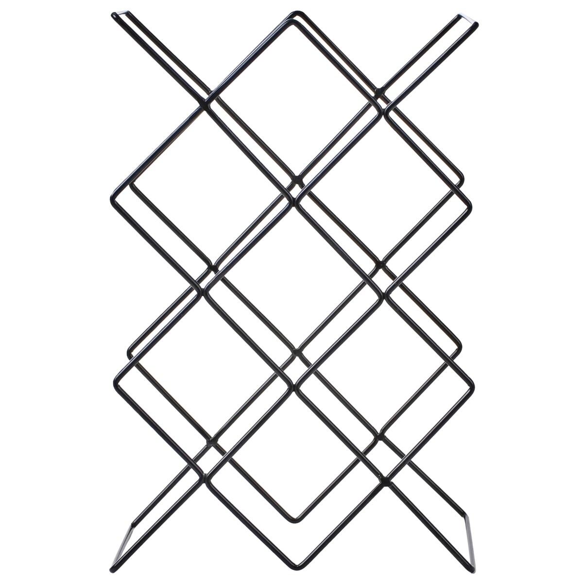 Stojak na wino RATHKEALE Czarny