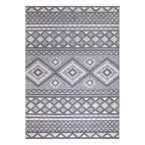 Dywan na zewnątrz i do wnętrz boho Sanori 4350 Antracyt 150x150