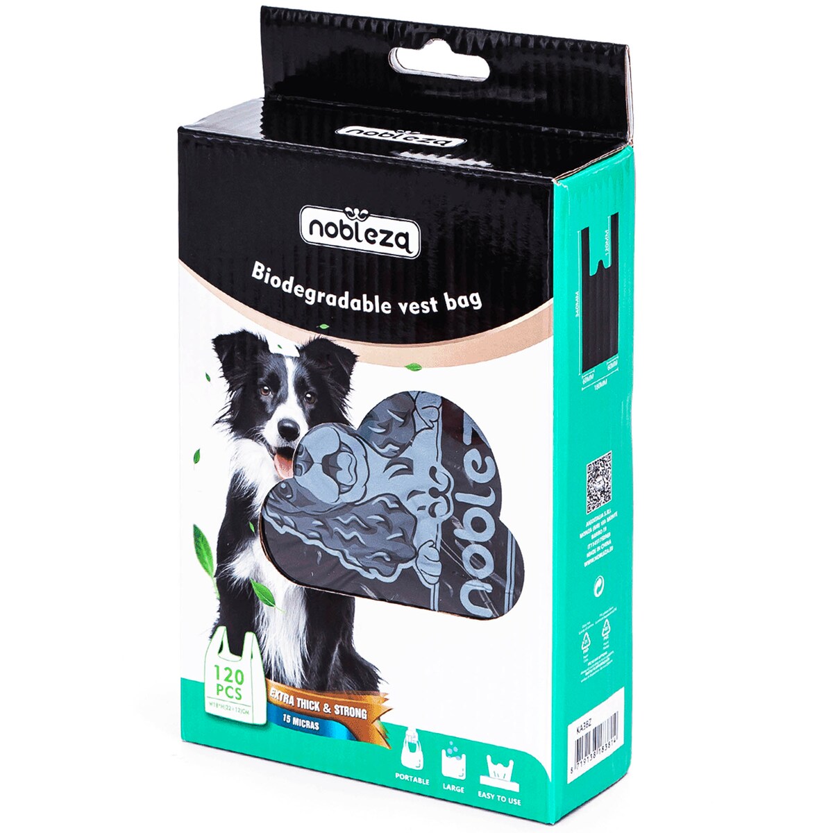 Woreczki Na Psie Odchody Biodegradowalne 120 Sztuk