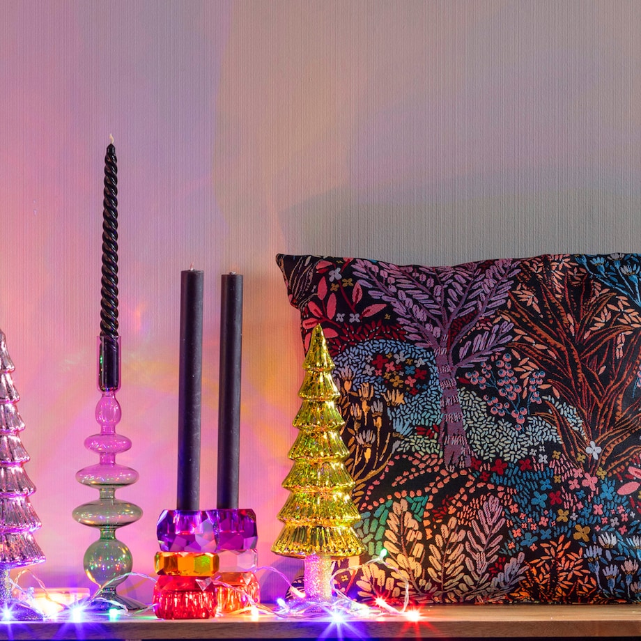 Dekoracja Green Christmas Tree 28cm boże narodzenie, święta, świąteczne, zielony, 9 x 28 cm