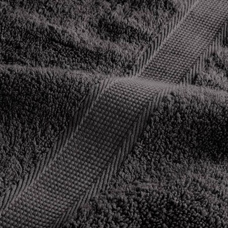 vidaXL Ręczniki premium SOLUND, 2 szt., antracytowe, 80x200 cm