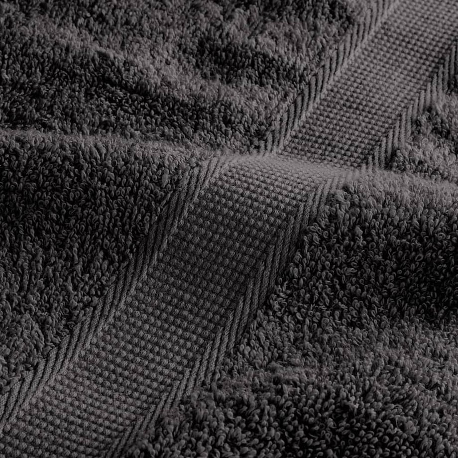 vidaXL Ręczniki premium SOLUND, 2 szt., antracytowe, 80x200 cm