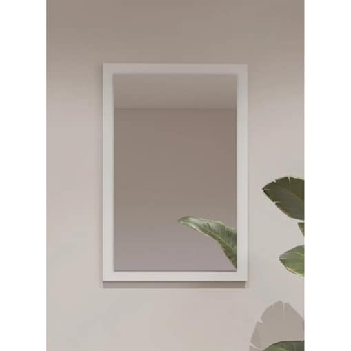 Lustro do przedpokoju CROSS 40x60cm białe