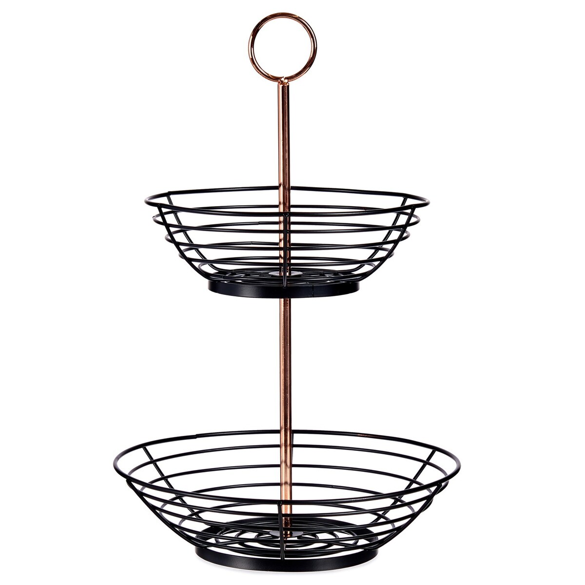 Patera 2 poziomowa na owoce 42,3x28,5x28,5 cm PIATTO DI FRUTTA
