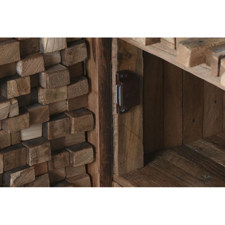 Komoda RTV z drewna tekowego 180x50x45 cm IVICA - II