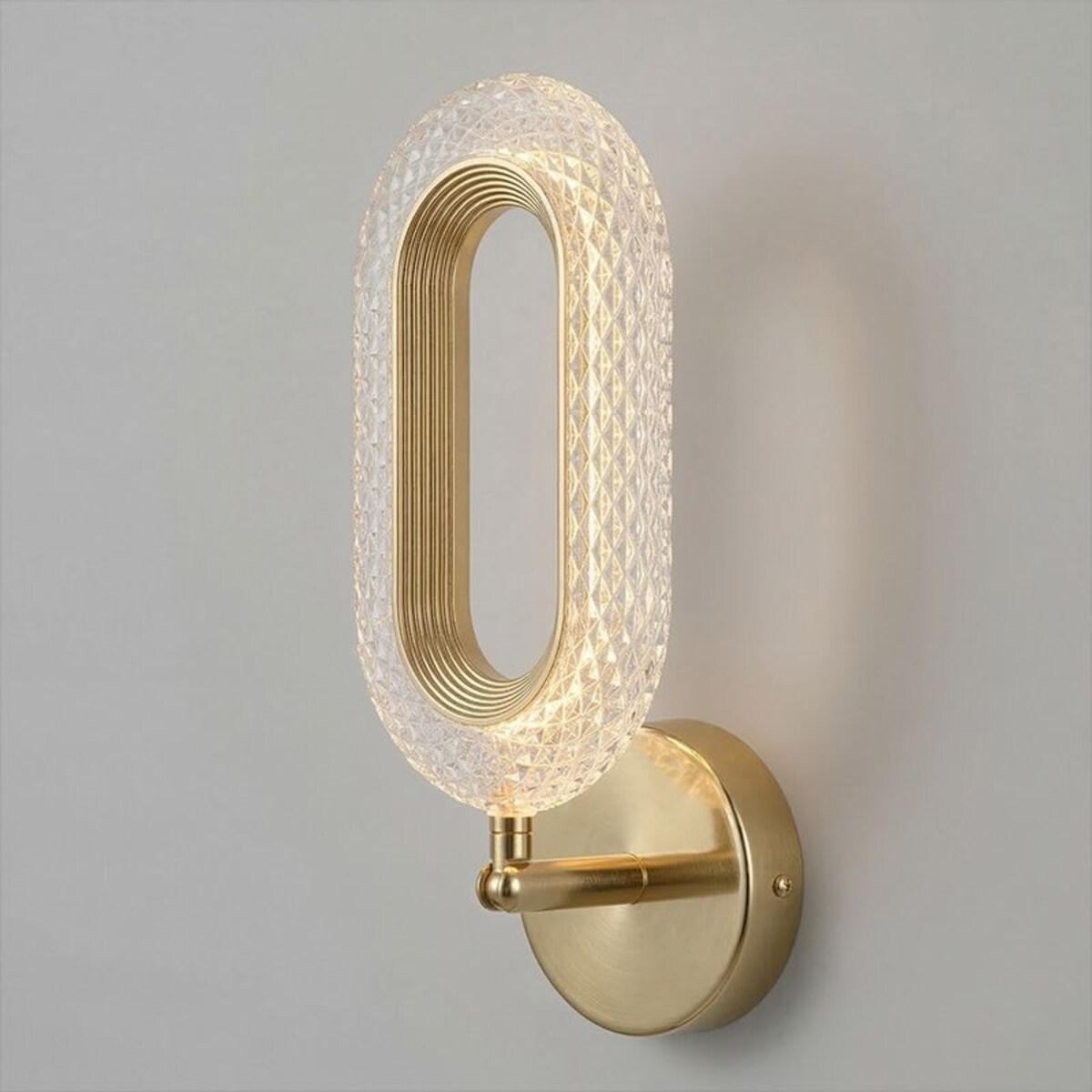 Kinkiet G171-W Led Złoty, Metal, Tworzywo Sztuczne