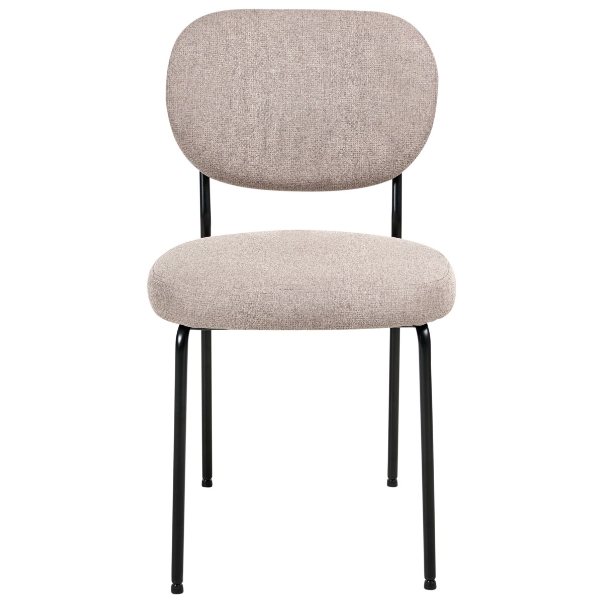 Zestaw 2 krzeseł do jadalni LOLETA Jasnobrązowy