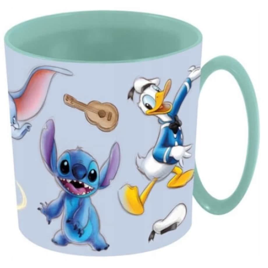 Talerz plastikowy + KUBEK dla dzieci zestaw na jedzenie Disney BAJKI