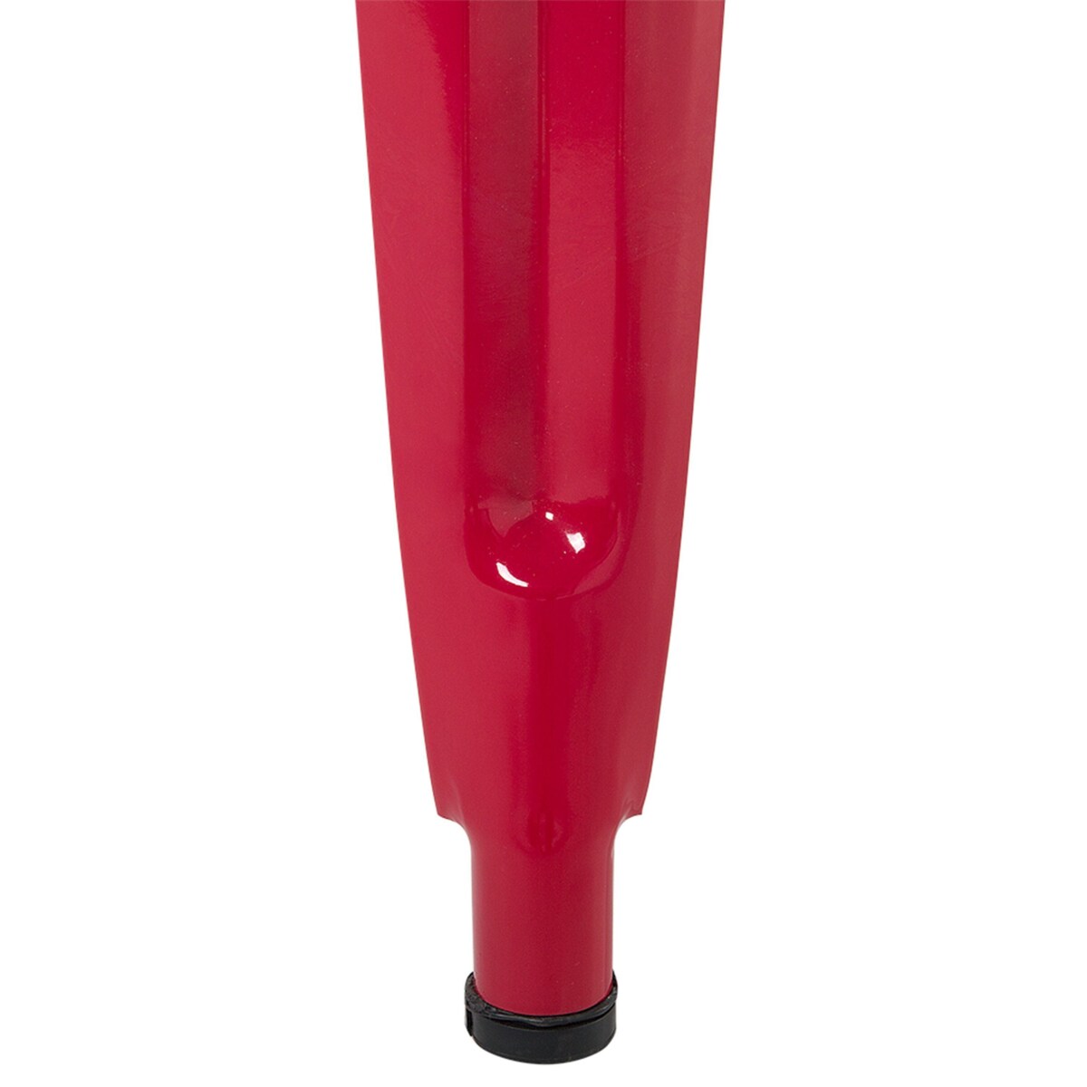 Zestaw 2 stołków barowych metalowych 60 cm czerwony CABRILLO