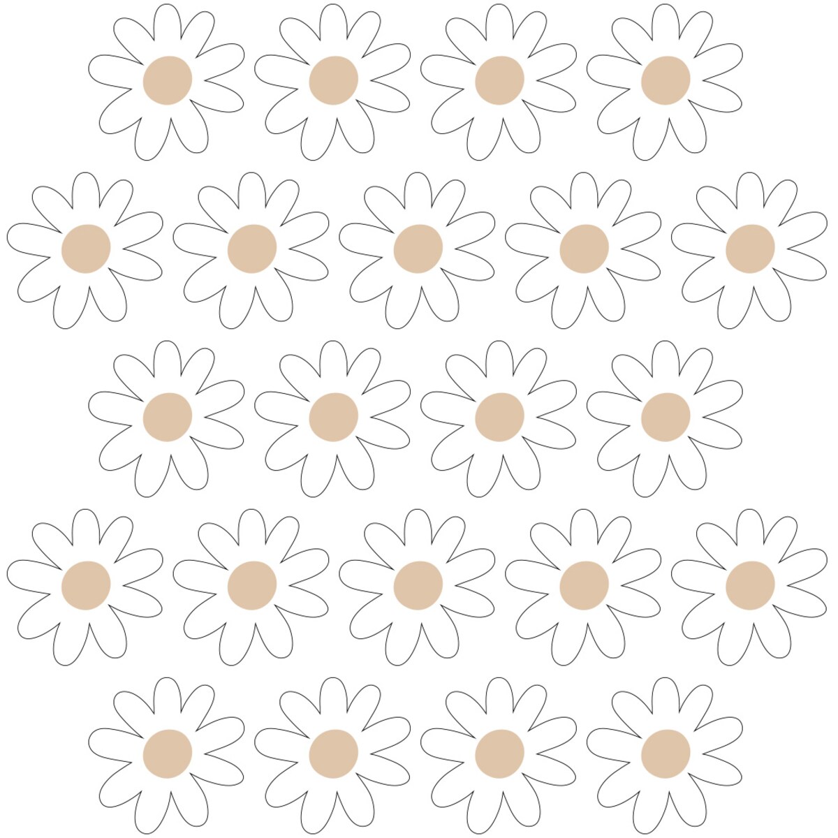 Naklejka na ścianę Stokrotki 6