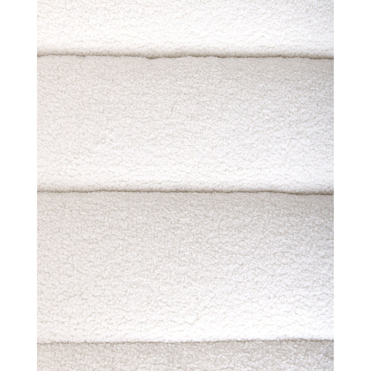 Boucle Fotel Złamana biel LEKNES