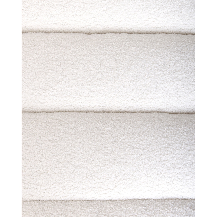 Boucle Fotel Złamana biel LEKNES