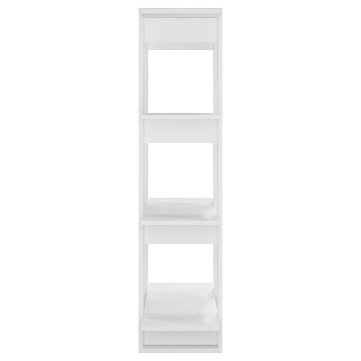 vidaXL Regał na książki/przegroda, biały, 80x30x123,5 cm