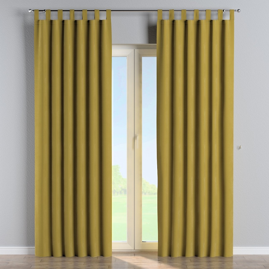 Zasłona na szelkach 1 szt. 130x245 oliwkowy zielony