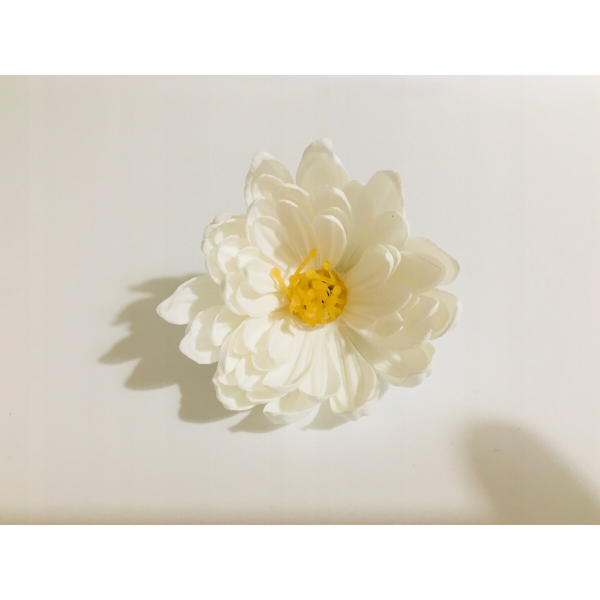 KWIATY MYDLANE BIAŁY do bukietu stroik box dekoracja prezent upominek