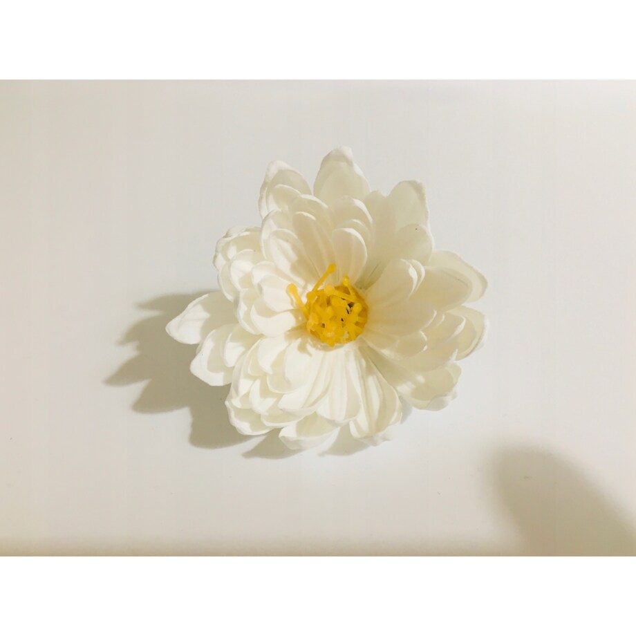 KWIATY MYDLANE BIAŁY do bukietu stroik box dekoracja prezent upominek