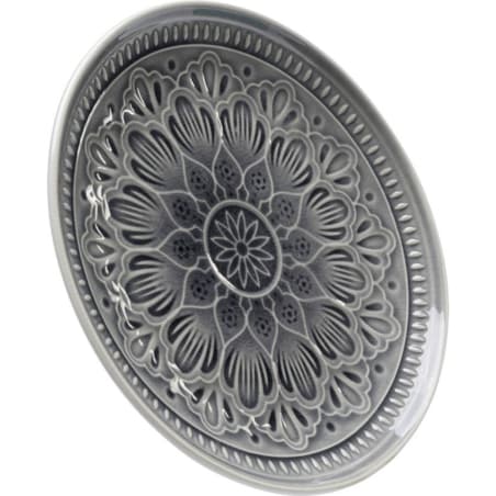 Talerz, patera, kamionkowa, Catalina 27,7 cm szary