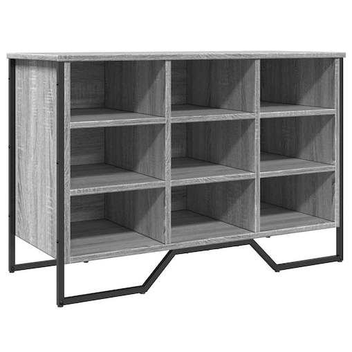 vidaXL Szafka na buty, szary dąb sonoma, 90x38x61,5 cm